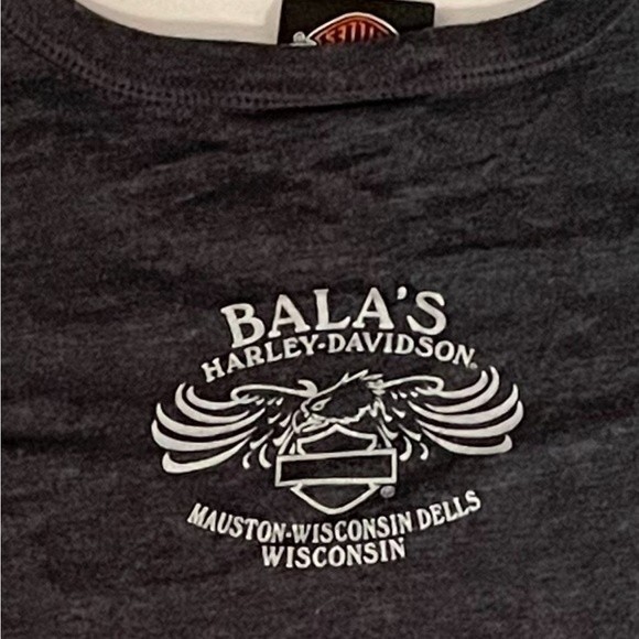 Harley Davidson Bling Shield and Bar women’s Tee. Size Large - Picture 6 of 6